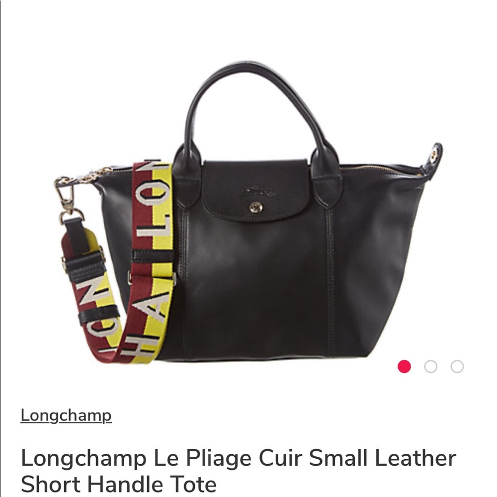 LONGCHAMP leather tote bag